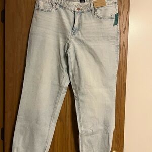 Women's Light Blue Straight Leg Jeans